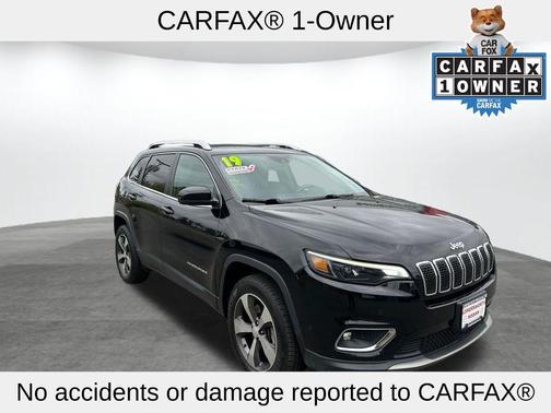 Diamond Black 2019 Jeep Cherokee Limited