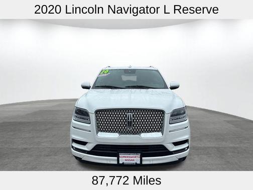 White 2020 Lincoln Navigator L Reserve