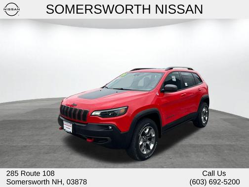 Firecracker Red Clearcoat 2019 Jeep Cherokee Trailhawk