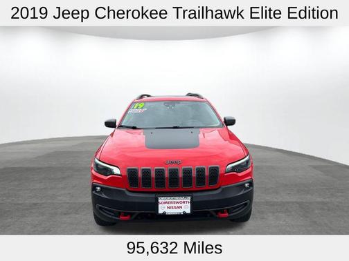 Firecracker Red Clearcoat 2019 Jeep Cherokee Trailhawk