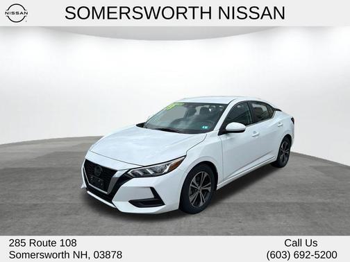 Cloud White 2023 Nissan Sentra SV