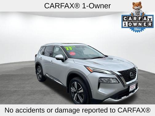 Brilliant Silver Metallic 2023 Nissan Rogue Platinum