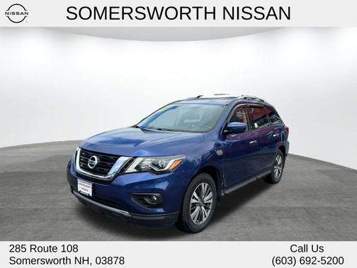 Caspian Blue 2018 Nissan Pathfinder SV