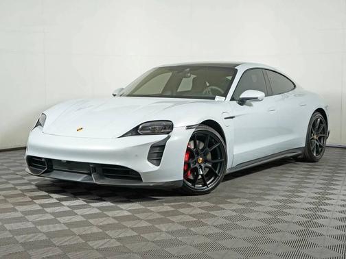 Ice Grey Metallic 2023 Porsche Taycan