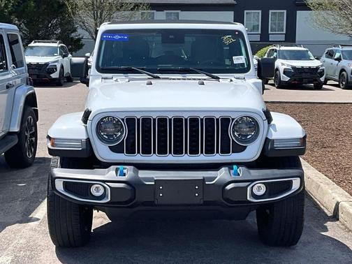 Bright White Clearcoat 2024 Jeep Wrangler 4xe Sahara