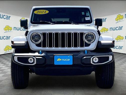 Bright White Clearcoat 2024 Jeep Wrangler 4xe Sahara