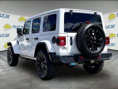 Bright White Clearcoat 2024 Jeep Wrangler 4xe Sahara