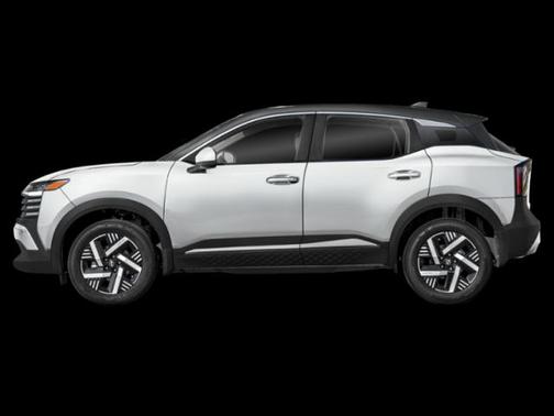 Aspen White Tricoat/Super Black 2026 Nissan Kicks SV