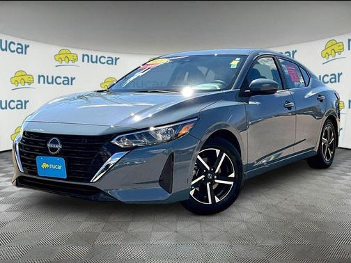 Atlantic Gray Metallic 2024 Nissan Sentra SV