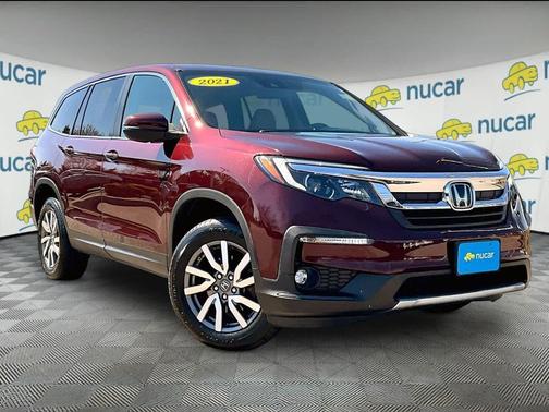 Deep Scarlet Pearl 2021 Honda Pilot AWD EX