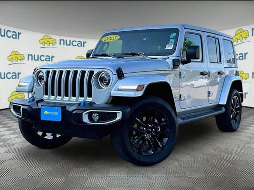 Silver Zynith Clearcoat 2023 Jeep Wrangler 4xe Sahara