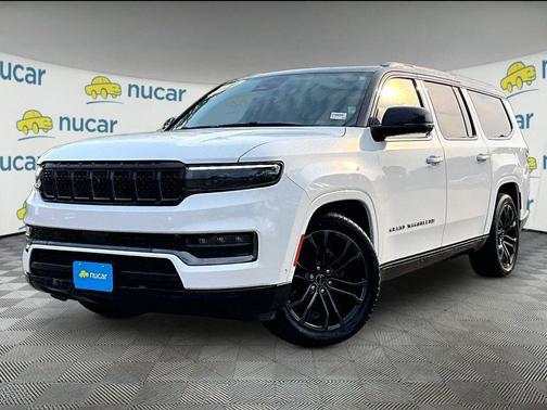 Bright White Clearcoat 2024 Jeep Grand Wagoneer L Series II 4x4