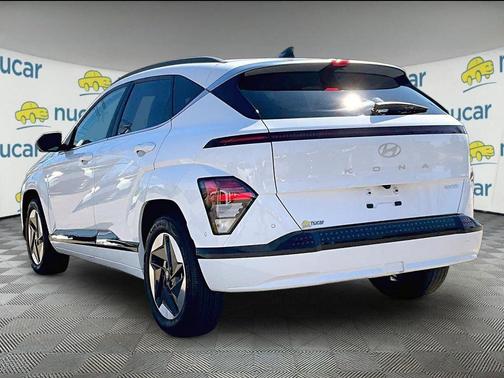 Atlas White 2024 Hyundai KONA EV Limited