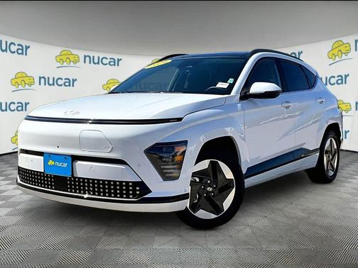 Atlas White 2024 Hyundai KONA EV Limited
