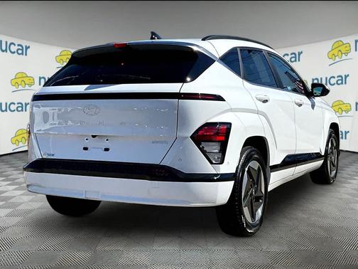 Atlas White 2024 Hyundai KONA EV Limited