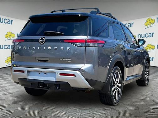 Gun Metallic/Super Black 2023 Nissan Pathfinder Platinum 4WD