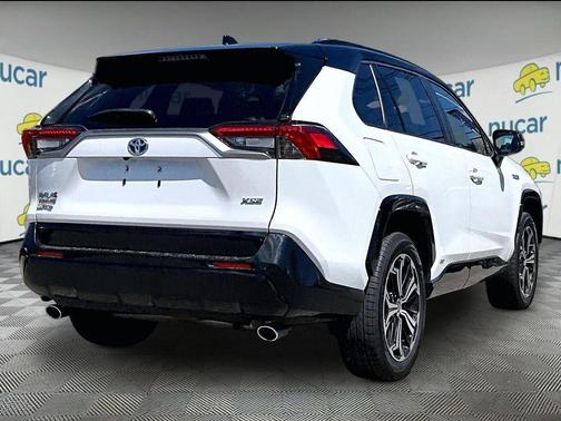 Wind Chill Pearl/Midnight Black Metallic 2023 Toyota RAV4 Prime XSE