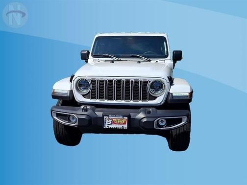 Bright White Clearcoat 2025 Jeep Wrangler 4xe Sahara
