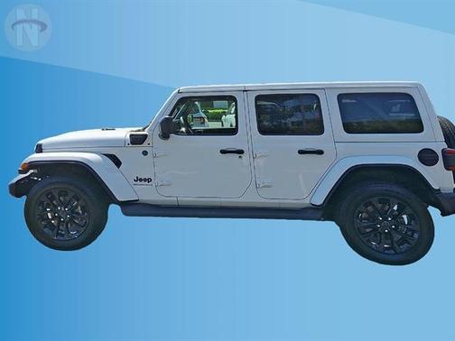 Bright White Clearcoat 2025 Jeep Wrangler 4xe Sahara