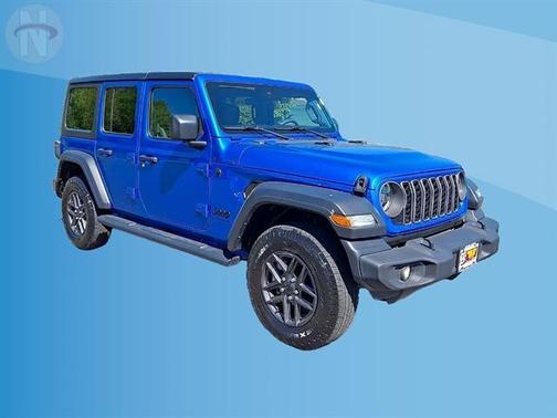 Hydro Blue Pearl 2024 Jeep Wrangler Sport