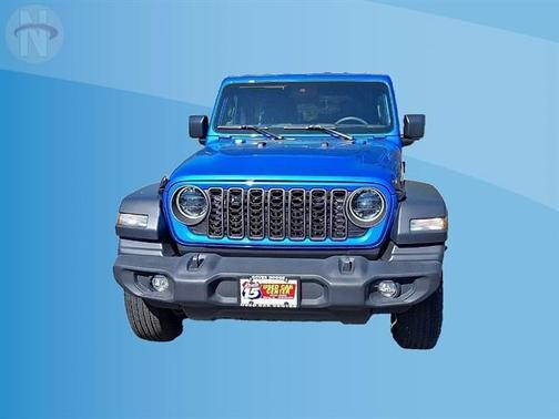 Hydro Blue Pearl 2024 Jeep Wrangler Sport