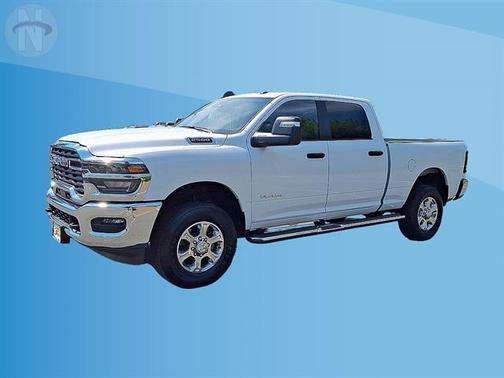 Bright White Clearcoat 2025 RAM 2500 Big Horn