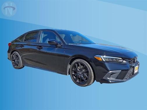 Black 2022 Honda Civic Si Base