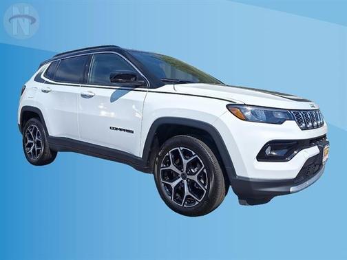 Bright White Clearcoat 2025 Jeep Compass Limited