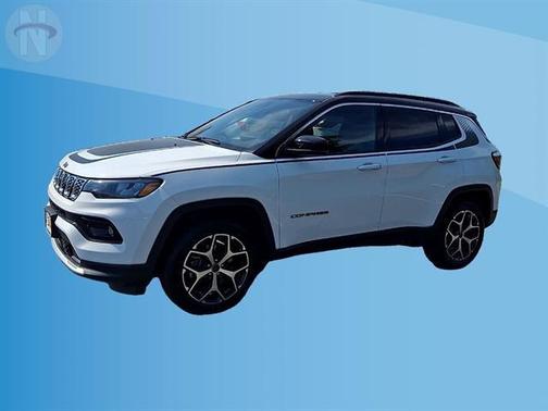 Bright White Clearcoat 2025 Jeep Compass Limited