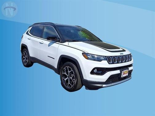 Bright White Clearcoat 2025 Jeep Compass Limited