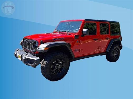 Firecracker Red 2025 Jeep Wrangler 4xe Sport