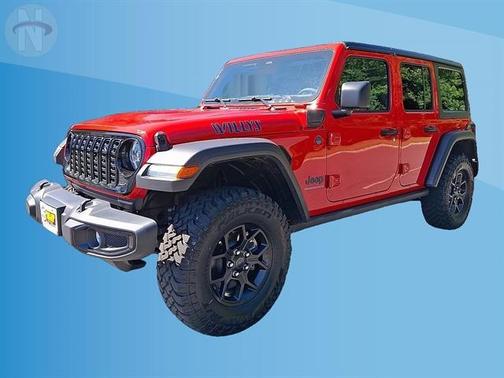 Firecracker Red 2025 Jeep Wrangler 4xe Sport