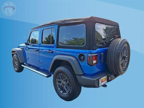 Hydro Blue Pearl 2024 Jeep Wrangler Sport