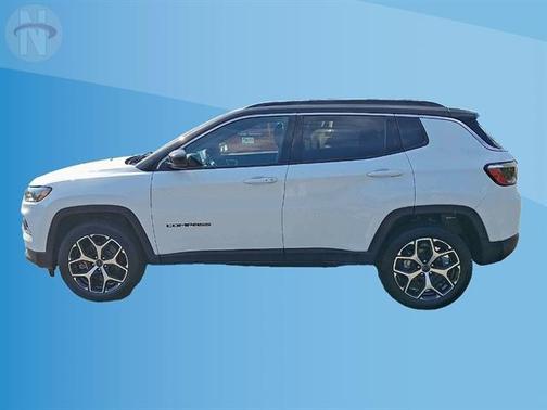 Bright White Clearcoat 2025 Jeep Compass Limited