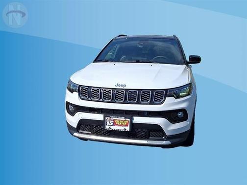 Bright White Clearcoat 2025 Jeep Compass Limited