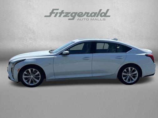Vibrant White Tricoat 2026 Cadillac CT5 Premium Luxury