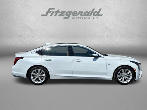 Vibrant White Tricoat 2026 Cadillac CT5 Premium Luxury