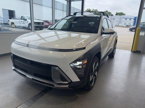 White 2025 Hyundai KONA Limited