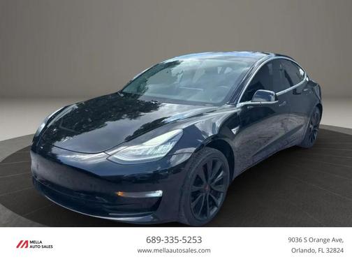 Black 2018 Tesla Model 3 Long Range
