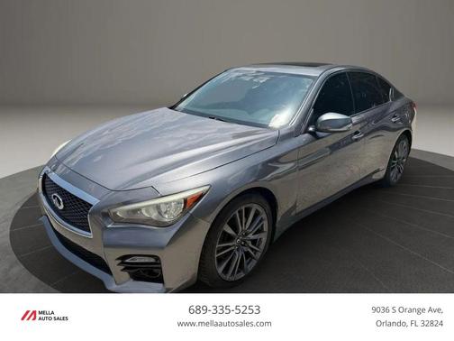 Graphite Shadow 2015 INFINITI Q50 Base