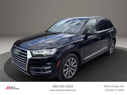 Black 2018 Audi Q7 3.0T Prestige