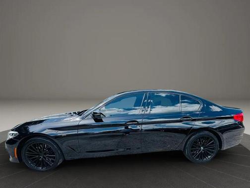 Black 2017 BMW 530 530i Sedan 4D