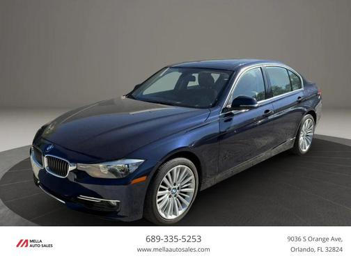 Blue 2013 BMW 328 328i Sedan 4D