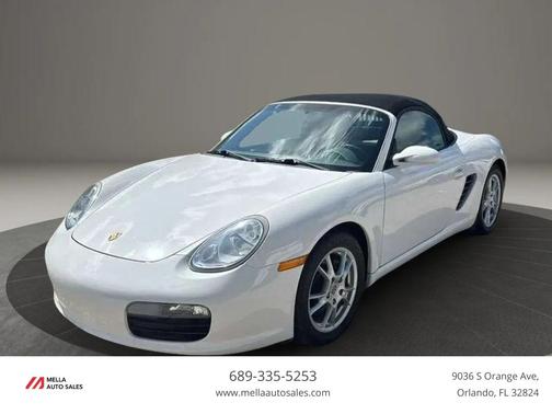 Carrara White 2008 Porsche Boxster Convertible 2D