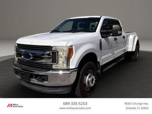 Oxford White 2017 Ford F-350 XLT