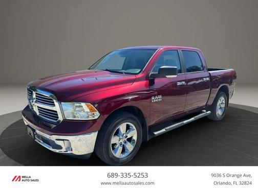 Delmonico Red Pearlcoat 2016 RAM 1500 Big Horn