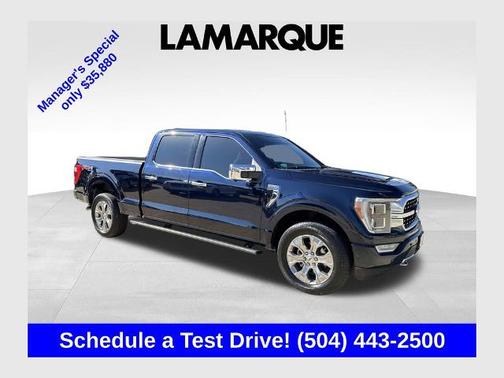 ANTIMATTER BLUE METALLIC 2022 Ford F-150 PLATINUM Truck