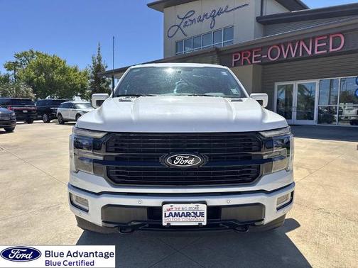 STAR WHITE METALLIC TRICOAT 2025 Ford F-150 PLATINUM