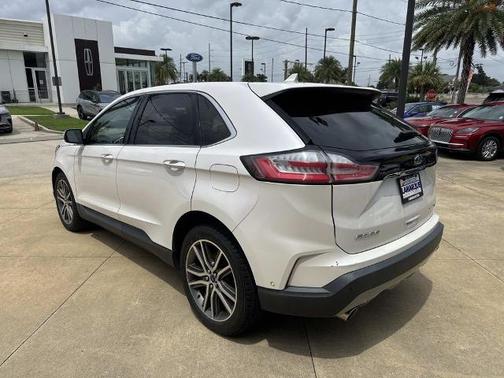 WHITE PLATINUM MET TRI-COAT 2019 Ford Edge TITANIUM