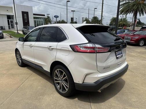 WHITE PLATINUM MET TRI-COAT 2019 Ford Edge TITANIUM